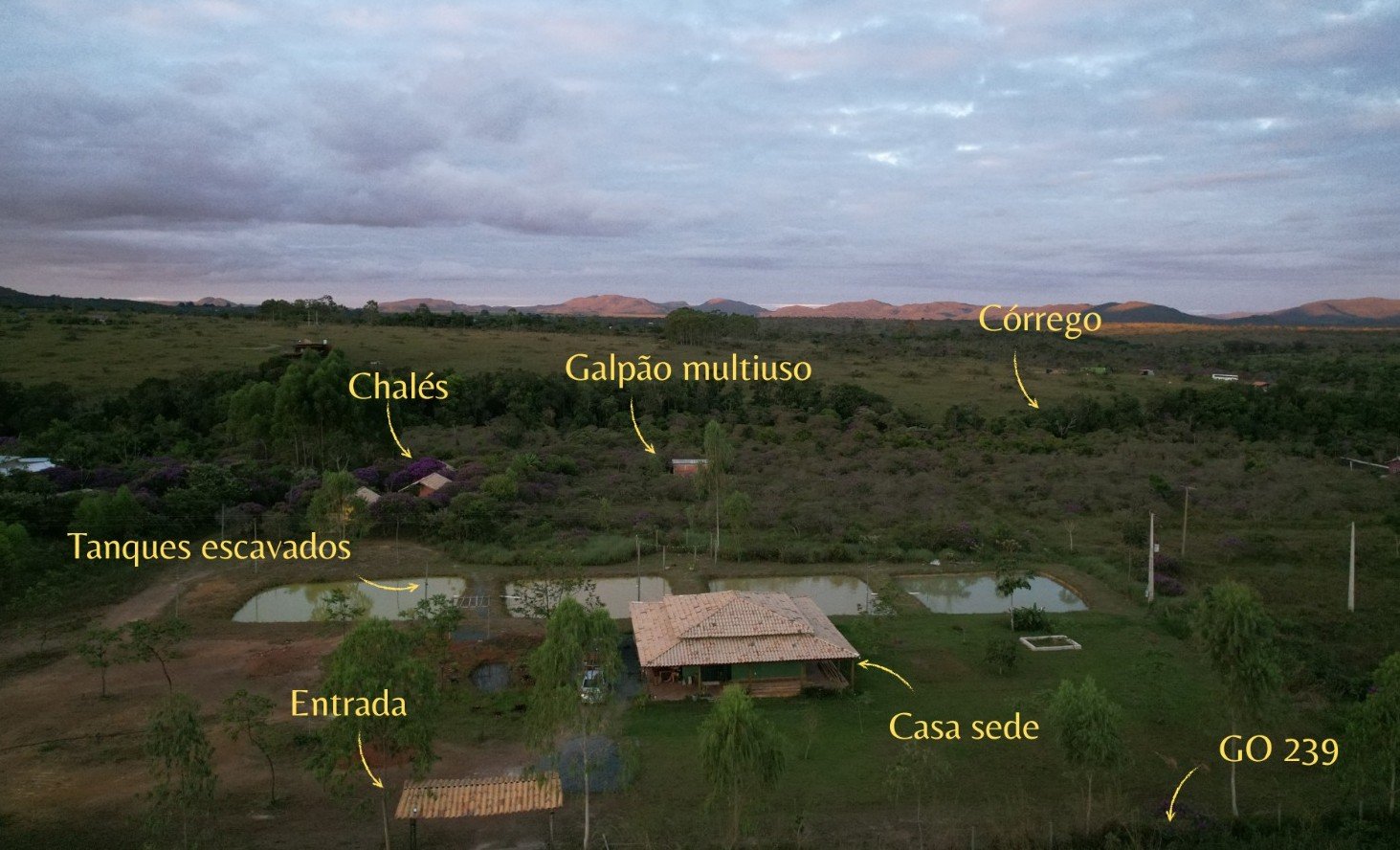 CHÁCARA EXCELENTE - FORMADA, MORRO DA BALEIA - ALTO PARAÍSO DE GOIAS 